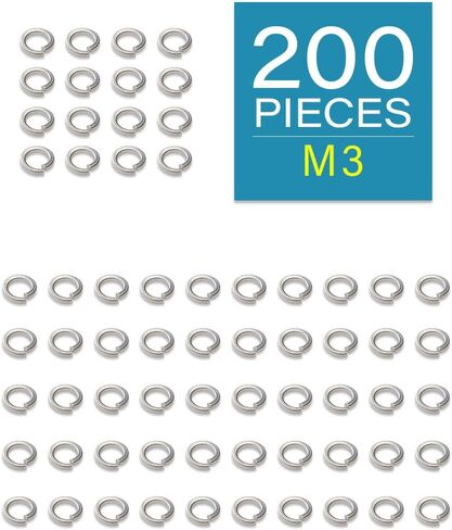IMScrews M6 304 Stainless Steel Spring Lock Washers Pack of 100 in Kuwait