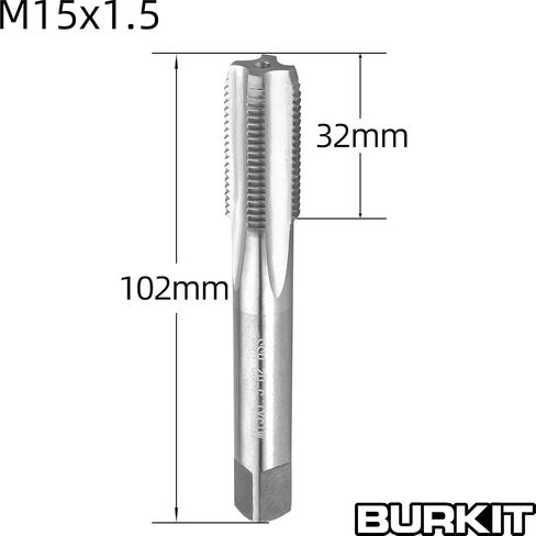 Burkit M15 X 1.5 مجموعة الصنبور والقالب، M15 x 1.5 ماكينة الصنبور والقالب الدائري باليد اليمنى in Kuwait