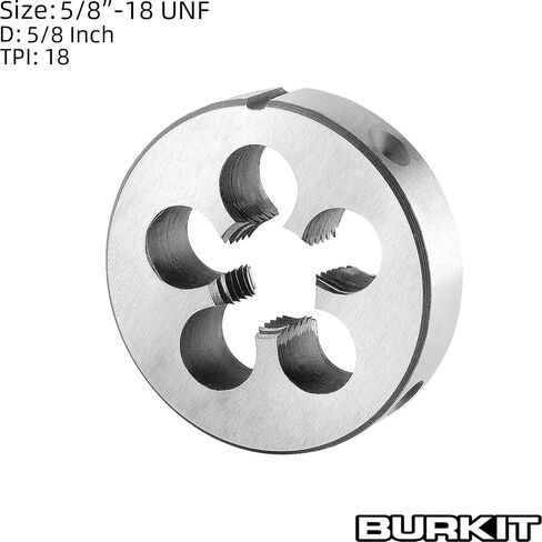 قالب خيط دائري Burkit 5/8"-24 UNEF، 5/8 × 24 خيط آلة UNEF يموت باليد اليمنى in Kuwait