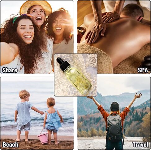 24 Pack 1oz Amber Glass Bottles with Glass Eye Droppers for Essential Oils, Perfumes & Lab Chemicals (Brush, Funnels, 2 Extra Droppers, 36 Pieces Labels & 30ml Measuring Cup Included) in Saudi Arabia