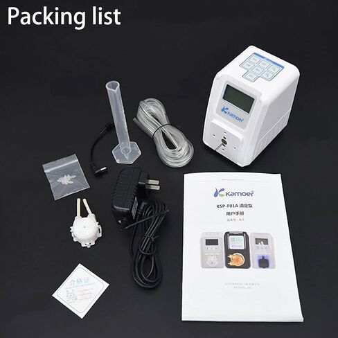 مضخة تمعجية 12 فولت تيار مستمر كاموير مايكرو متغيرة السرعة مضخة قياس الجرعات الكيميائية السائلة مع رأس مضخة تستخدم للاختبار التحليلي لمختبر حوض السمك 27-40 مل/دقيقة KSP-F01A in Kuwait