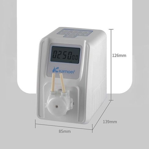 مضخة تمعجية 12 فولت تيار مستمر كاموير مايكرو متغيرة السرعة مضخة قياس الجرعات الكيميائية السائلة مع رأس مضخة تستخدم للاختبار التحليلي لمختبر حوض السمك 27-40 مل/دقيقة KSP-F01A in Kuwait