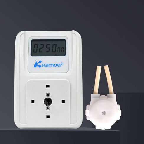 مضخة تمعجية 12 فولت تيار مستمر كاموير مايكرو متغيرة السرعة مضخة قياس الجرعات الكيميائية السائلة مع رأس مضخة تستخدم للاختبار التحليلي لمختبر حوض السمك 27-40 مل/دقيقة KSP-F01A in Kuwait