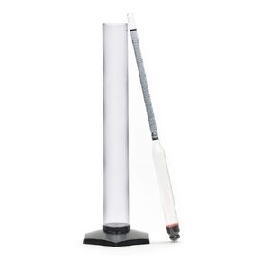 مجموعة أدوات كومبو لمقياس الكحول من نورث ماونتن سابلاي الفاخر المقاوم للزجاج والترايل مع وعاء اختبار - صنع في فرنسا - خالي من الرصاص والزئبق in Kuwait