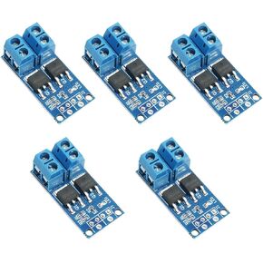 SJZBIN 5 قطع وحدة محرك التبديل الأزرق PWM تعديل لوحة تحكم التبديل الإلكترونية المزدوجة عالية الطاقة MOS ترانزستور وحدة تحكم القيادة FET Trigger Switch Drive Board in Kuwait
