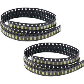 (5 Colors x 40 pcs = 200 pcs) 0603 SMD LED Diode Lights Assorted Kit (Mini Chip 1.6mm x 0.8mm for PCB DC 20mA) Super Bright Lighting Bulb Lamps Electronics Components Light Emitting Diodes Chips