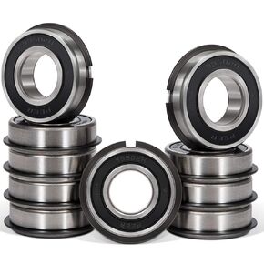 10 PCS 99502HNR Bearing ID 5/8" x OD 1-3/8" for Mini Bikes, Lawn Mower, Go Kart and Wheel Hub Etc, Dual Sided Rubber Seal and Snap Ring in Kuwait