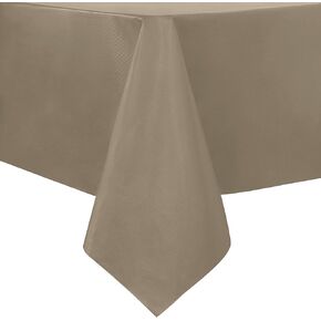 sancua 2 Pack Clear Plastic Table Cover Protector 54 x 78 inch, Rectangle Transparent PVC Table Cloth with Lace Edge 100% Waterproof Vinyl Tablecloths for Dining Kitchen Indoor Outdoor in Saudi Arabia