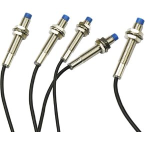 5Pcs LJ8A3-2-Z/BY Inductive Proximity Sensor Switch NO Normally Open PNP DC6V-36V M8 3 Wire Detector 2mm in Saudi Arabia