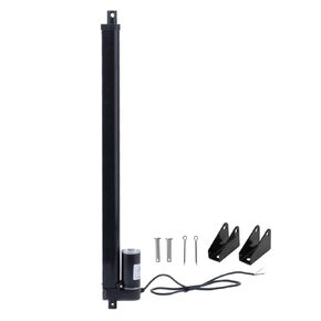 DasMarine 18" Stroke Linear Actuator with Mounting Bracket for Recliner TV Table Lift Massage Bed Electric Sofa,Linear Electric Actuator 225LBS Load Capacity 10mm/s Speed 12V DC,Black,Indoor Outdoor in Kuwait