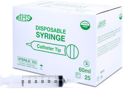 حقنة 60 سم مكعب، طرف قسطرة، صندوق 50 قطعة in Kuwait