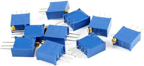 DBParts New for 20pcs 500 Ohm 3296W Trimpot Trimmer Potentiometer 3296 3296W-501 in Saudi Arabia