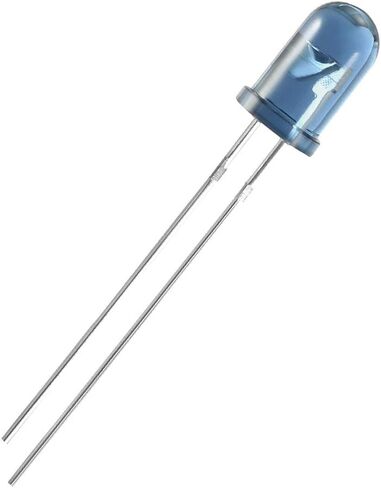uxcell 30pcs 5mm 940nm Infrared Emitter Diode DC 1.35V LED IR Emitter Light Emitting Diodes Clear Blue Round Head TSAL6200 in Kuwait