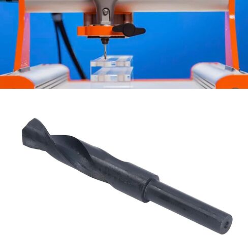 Walfront High Speed Steel Drill Bit, Reduced Shank Twist Drill Bits - 1/2 inch Shank - 18mm/0.7in - for Electric Drills, Industrial Drill Bit, Twist Drill in Saudi Arabia