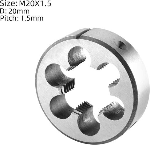 Burkit M20 X 1.5 مجموعة الصنبور والقالب، M20 x 1.5 ماكينة الصنبور والقالب الدائري باليد اليمنى in Kuwait