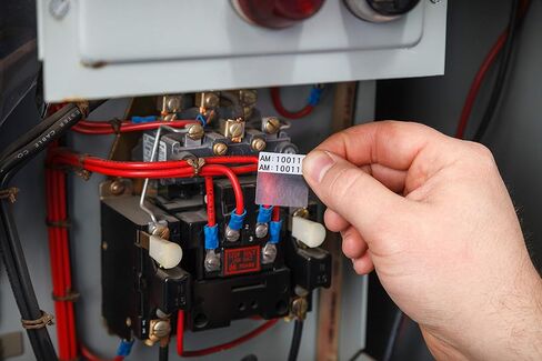 ملصقات سلك وكابلات من الفينيل ذاتية التصفيح من Brady لطابعات M610 وM611 وM710 وBMP61 وBMP71 - 1 بوصة × 1 بوصة. م6-19-427 in Kuwait