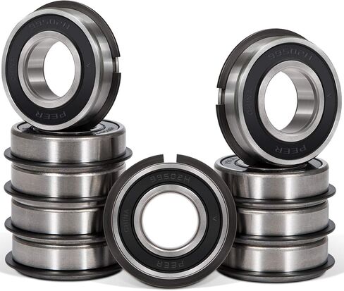 10 PCS 99502HNR Bearing ID 5/8" x OD 1-3/8" for Mini Bikes, Lawn Mower, Go Kart and Wheel Hub Etc, Dual Sided Rubber Seal and Snap Ring in Kuwait