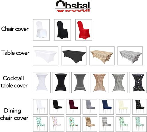 Obstal 4Ft Stretch Spandex Table Cover for Standard Folding Tables - 2 Pack Universal Rectangular Fitted Tablecloth for Party, Banquet, Events, Trade Show (Aqua, 48L x 24W x 30H Inches) in Kuwait