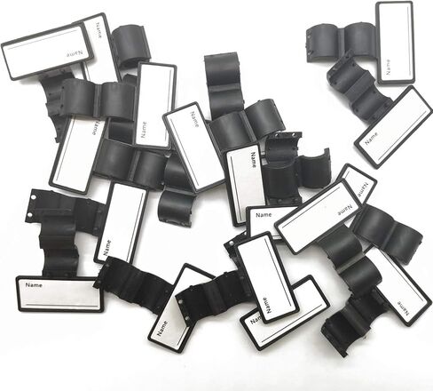 TIHOOD 20PCS Plastic Two Sided Name ID Identification Tag Clip for Stethoscope Tube Replacement in Saudi Arabia