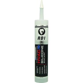 Red Devil 089650 Extreme Temperature HVAC/R Silicone Sealant, Long-Lasting Weather-Resistant Adhesive, 280 ml, Aluminum, 1-Pack in Kuwait