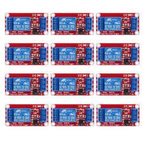 DIANN 12pcs DC 12V Relay Module 1 Channel Relay Board with Optocoupler Support High/Low Level Trigger in Saudi Arabia
