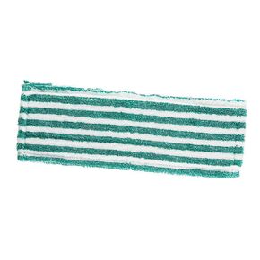 Libman Commercial 119 Microfiber Wet/Dry Floor Mop Refill Pad, Microfiber, 18" Wide, Green and White (Pack of 6) in Kuwait