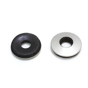 Bolt Dropper #10 x 1/2" OD Stainless steel EPDM Washers - 100 pcs, Neoprene Bonded Sealing Washers - Washer Seals - Rubber Backed Washers - Leak-proof Seal, Withstands Wet Environment - Pack of 100 in Kuwait