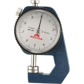 uxcell Dial Thickness Gauge 0-10mm x 0.1mm Graduation Flat Anvil Millimeter Reading Thickness Gage for Jewelry Leather Board Thin Items in Saudi Arabia