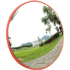 iplusmile Convex Mirror Curved Mirror Outdoor Security Mirror Corner Mirror for Outdoor Driveway Road Office Driveway Offices Stores (Transparent, 30CM) in Saudi Arabia