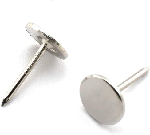 SDTC Tech Flat Head Upholstery Tack Furniture Decoration Thumb Pushpins Nails - 100 pcs, Bronze Tone in Kuwait