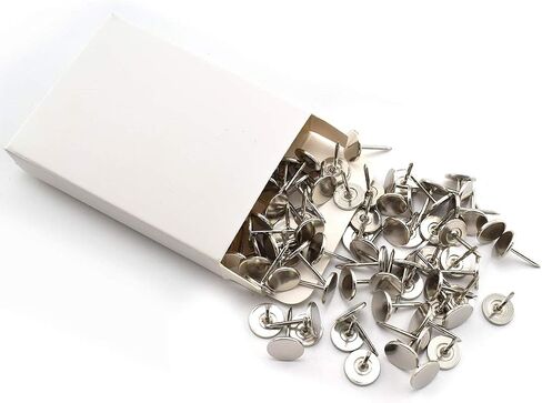SDTC Tech Flat Head Upholstery Tack Furniture Decoration Thumb Pushpins Nails - 100 pcs, Bronze Tone in Kuwait
