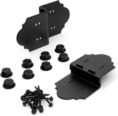 Ozco Building Products 56635 Laredo Sunset 6-inch Post to Beam Connector 2 Pack and 56627 1/4-inch by 3-3/4-inch OWT Timber Screws 25 Pack Bundle in Kuwait