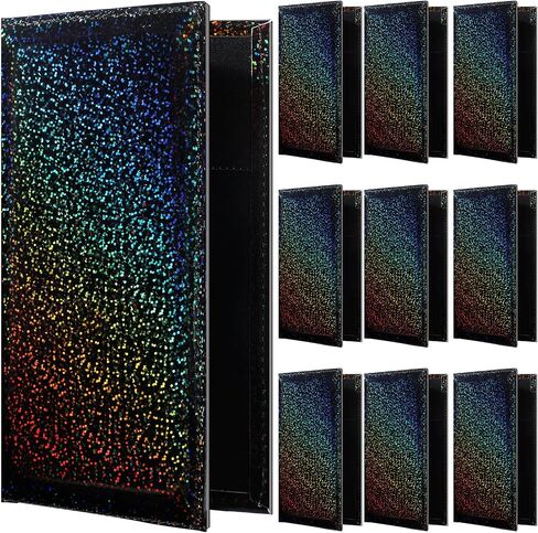 10 عبوات من كتب الخادم للنادلة مقاس 4.3 × 8.3 بوصة لمقدمي الشيكات الفهد للمطاعم النادل الذي يقدم كتب شيكات الضيوف مع 3 جيوب لمطعم مقهى بار مطعم مناسب للخادم (مجسم) in Saudi Arabia