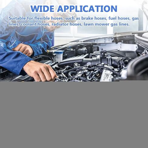 6pcs Hose Pinch Clamp Pliers, Lightweight and Durable Nylon Design, for Flexible Hoses, Fuel Hoses, Gas Lines, Brake Hoses and Radiator Hoses(Blue) in Saudi Arabia