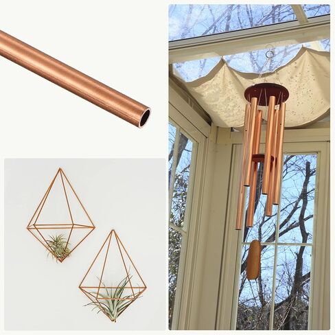 أنبوب نحاسي METALLIXITY (3.5 مم OD × 0.5 مم جدار T × 300 مم طول)، أنابيب مستقيمة - للتأثيث المنزلي، والآلات، والحرف اليدوية اليدوية in Kuwait