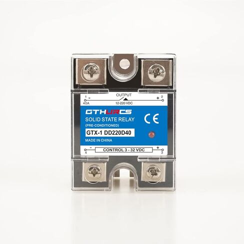 تتابع الحالة الصلبة SSR-40DD 40A DC إلى DC إدخال 3-32VDC لإخراج 12-220VDC غطاء بلاستيكي أحادي الطور in Kuwait