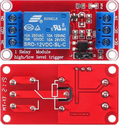 DIANN 12 قطعة تيار مستمر 12 فولت وحدة التتابع 1 قناة لوحة التتابع مع Optocoupler دعم الزناد عالي/منخفض المستوى in Saudi Arabia
