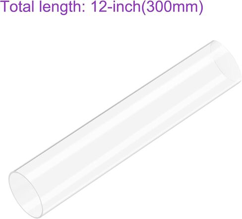 DMiotech 36 مم × 40 مم 12 بوصة أنبوب أكريليك شفاف أنابيب بلاستيكية صلبة لأنابيب مياه حوض السمك، نظام تبريد المياه، السباكة in Kuwait