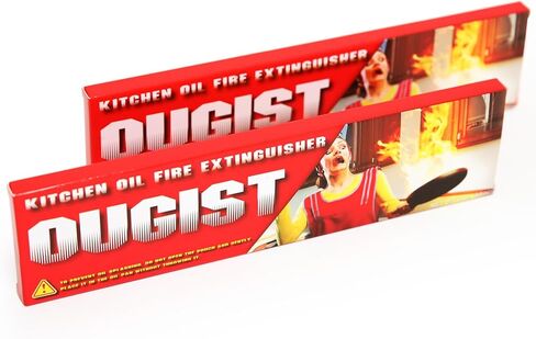 كيس طفاية حريق من أوجيست - طفاية حريق صغيرة مخصصة للمطبخ المنزلي من الفئة K - حجم صغير، 85 مل - حل فعال للسلامة من حريق الشحوم - عبوتان in Kuwait