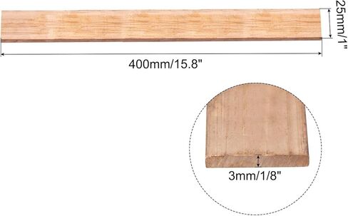 MECCANIXITY 2Pcs 15.8" x 1" Copper Flat Bar,1/8" Thickness Copper Bar Stock for Grounding Systems Architectural Projects in Saudi Arabia