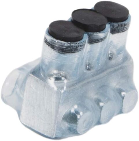 Polaris Vision Tap IPL4-3CB موصل معزول - 3 منافذ دخول من جانب واحد - 4-14 AWG-1 Pack-Clear in Kuwait