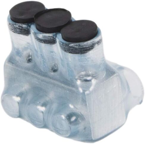 Polaris Vision Tap IPL4-3CB موصل معزول - 3 منافذ دخول من جانب واحد - 4-14 AWG-1 Pack-Clear in Kuwait