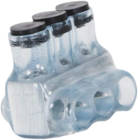 Polaris Vision Tap IPL4-3CB موصل معزول - 3 منافذ دخول من جانب واحد - 4-14 AWG-1 Pack-Clear in Kuwait