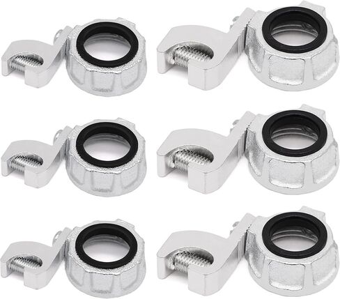 عروة تثبيت للجلبة الأرضية من Fuzbaxy، مصبوبة من الزنك، عروة من الألومنيوم، مقاس 1/2 بوصة و3/4 خيط in Kuwait