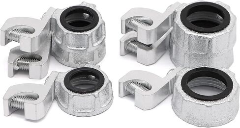 عروة تثبيت للجلبة الأرضية من Fuzbaxy، مصبوبة من الزنك، عروة من الألومنيوم، مقاس 1/2 بوصة و3/4 خيط in Kuwait