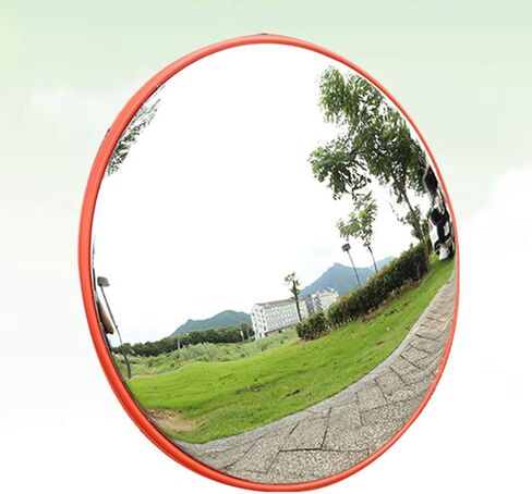 iplusmile Convex Mirror Curved Mirror Outdoor Security Mirror Corner Mirror for Outdoor Driveway Road Office Driveway Offices Stores (Transparent, 30CM) in Saudi Arabia