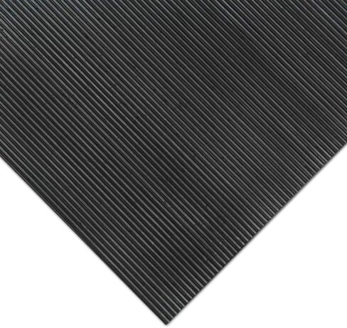 Rubber-Cal Fine Rib Corrugated Rubber Floor Mats - 1/8" Thick x 3ft x 1ft Runners in Saudi Arabia