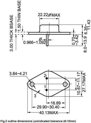 هورنكر 5 قطع 2N3773 التكميلي سيليكون NPN باور ترانزستور 16A 160V،إلى 3. in Kuwait