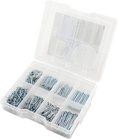Prime-Line 9220077 Nail Assortment Kit. Plastic Compartment Box Includes Common, Finish (Single Pack) in Saudi Arabia