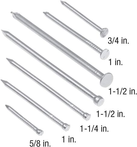 Prime-Line 9220077 Nail Assortment Kit. Plastic Compartment Box Includes Common, Finish (Single Pack) in Saudi Arabia